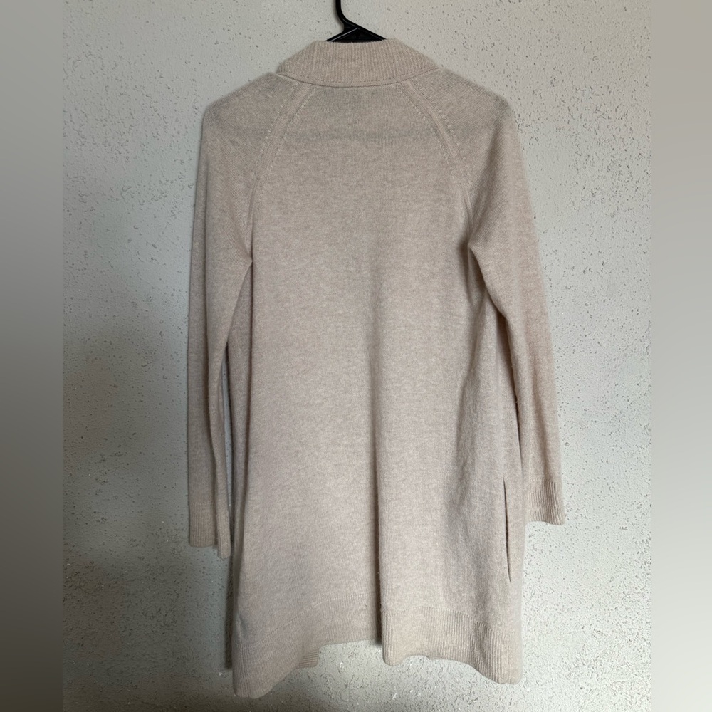 Theory Cream Open Front Cardigan - Picture 4 of 5